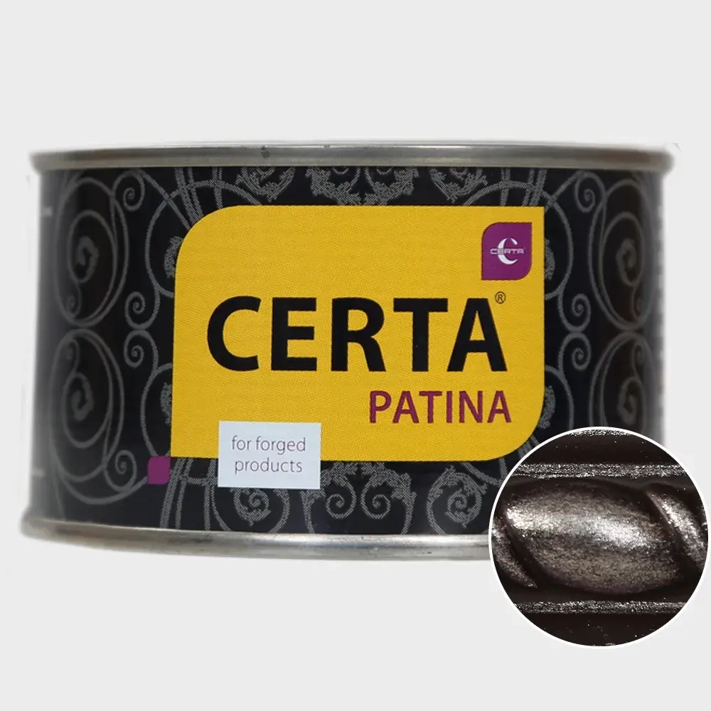 CERTA - PATINA  Винтажный эффект Патина термостойкая Серебро  80гр (700°С)