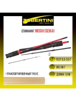 Спиннинг ультра-лайт (Seika) INOSHI 1,95 м, 0,5-4,5 gr,EVA