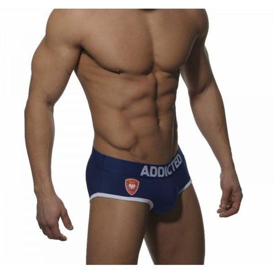 Мужские трусы брифы темно - синие Seobean Addicted Police Brief Navy