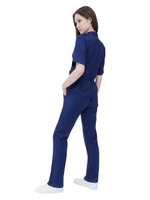 Рубашка медицинская женская на молнии Тезис TZ400, темно-синий, 60