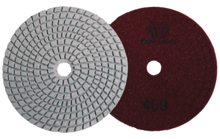 АГШК TOPALMAZ ВПК2-125 (Влажная полировка камня, диаметр 125 мм). #30, 50, 100, 200, 400, 800, 1500, 3000 грит