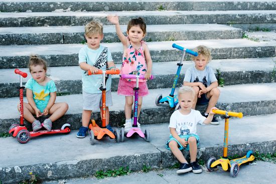 Самокат Mini Micro Deluxe LED