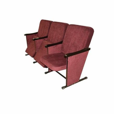 Кресло театральное трехсекционное К-43