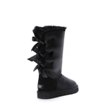 Угги Bailey Bow Tall Metallic Black