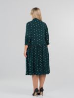 Платье 1329 темно-зеленый Novita (Акция)