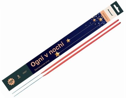 Бенгальские огни "Ogni v nochi" 0997 400 мм к-т 5 шт.  (1/50/100)