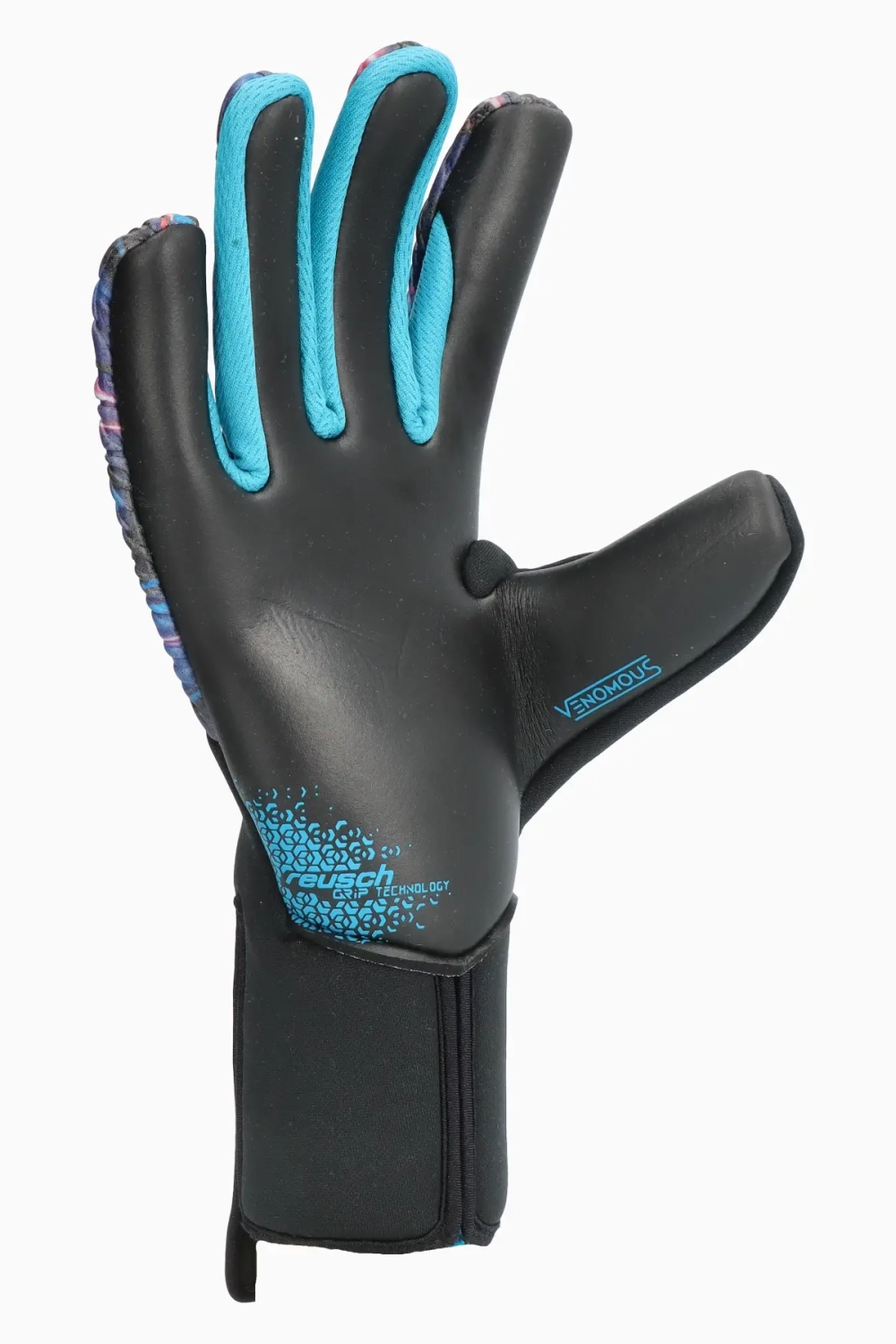 Вратарские перчатки Reusch Attrakt Venomous Gold X - черный