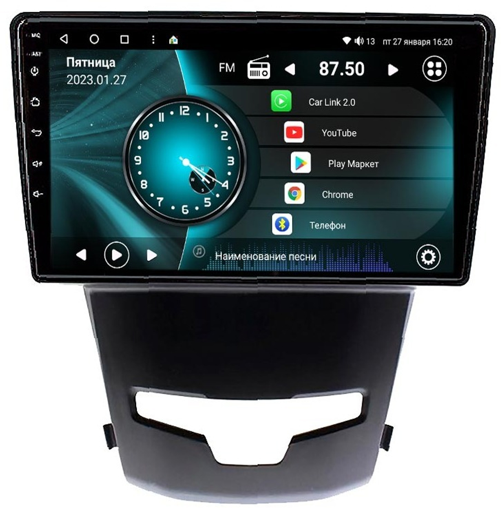 Магнитола для SsangYong Action 2013-2021 - Vaycar VA69-0355 на Android 13, 8-ядер, 4G SIM-слот