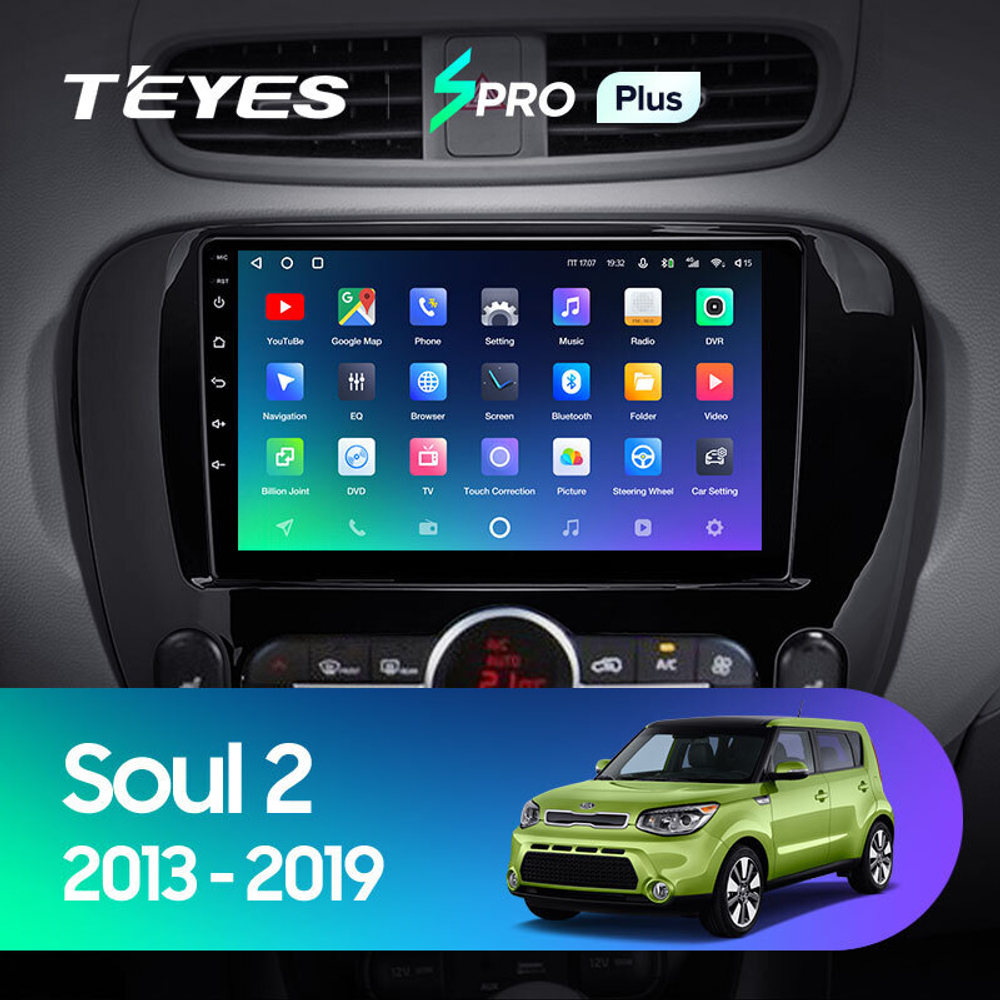 Teyes SPRO Plus 9" для KIA Soul 2014-2016