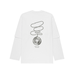 Лонгслив Питерский Щит Сияние Белый