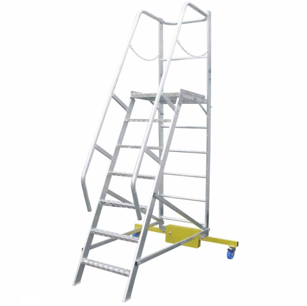 Лестница с платформой компактная MEGAL ЛСПК-1,1 (0,82)