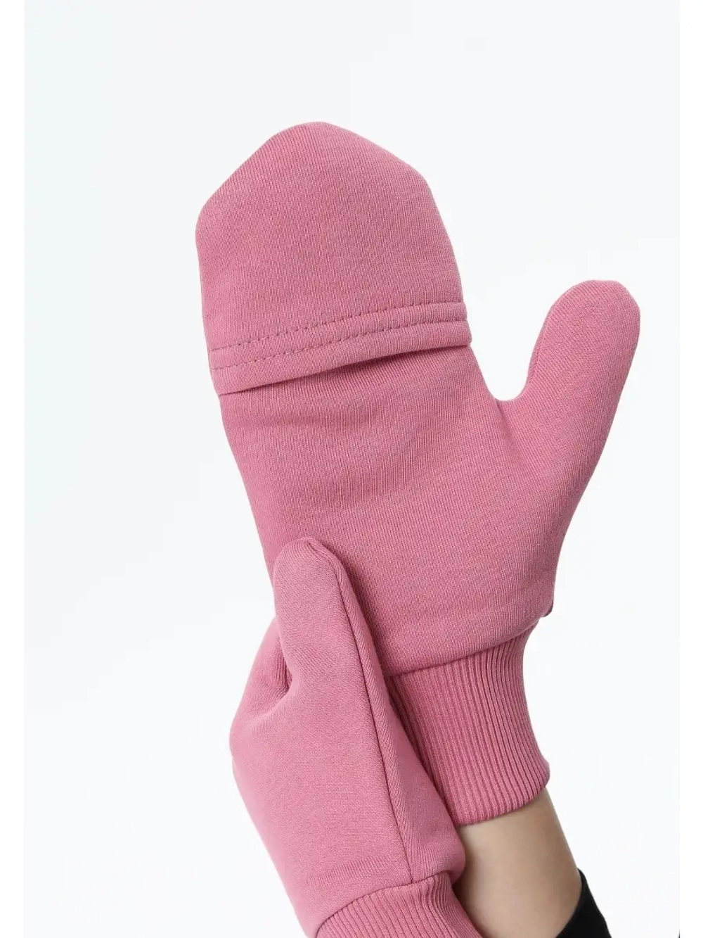 Рукавички-трансформеры из футера с начесом