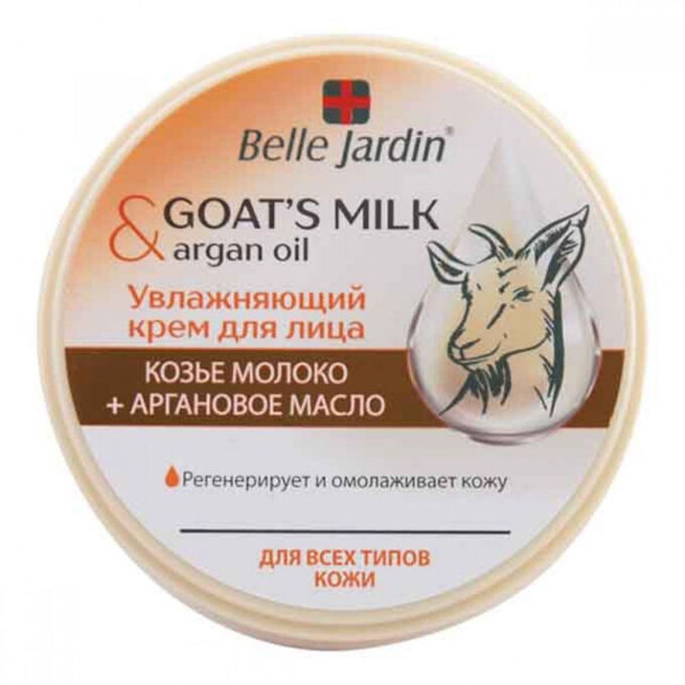 B.J. Goat&#39;smilk &amp; Argan oil Крем для лица Увлажняющий КОЗЬЕ МОЛОКО+АРГАНОВОЕ МАСЛО 200 мл*36