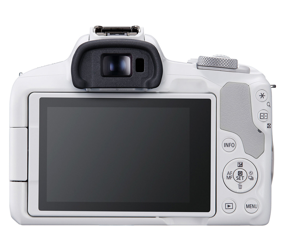Беззеркальный фотоаппарат Canon EOS R50 Kit RF-S 18-45mm IS STM, белый