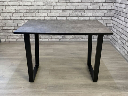 Стол Мир стульев Саен 8, Черный/Бетон