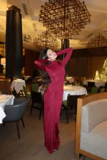 Платье MADONNA, Бордовый