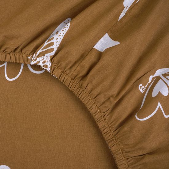 Простыня на резинке  Афина,  180x200х30 см. , бязь  DOMTEKC