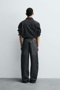 ZARA ДЖИНСЫ СВОБОДНОГО КРОЯ FLARE FIT, ИНДИГО