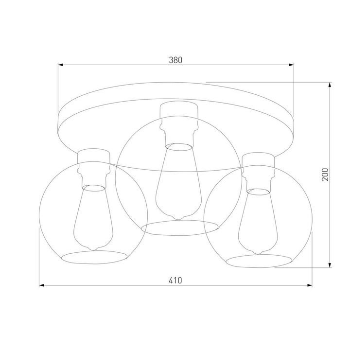 Потолочная люстра TK Lighting 2776 Cubus Graphite