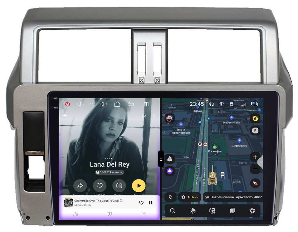 Магнитола для Toyota Land Cruiser Prado 150 2014-2017 - Redpower 85265 PRO/PROmax ТОП звук, 2K QLED, Android 14, CarPlay, 4G SIM-слот