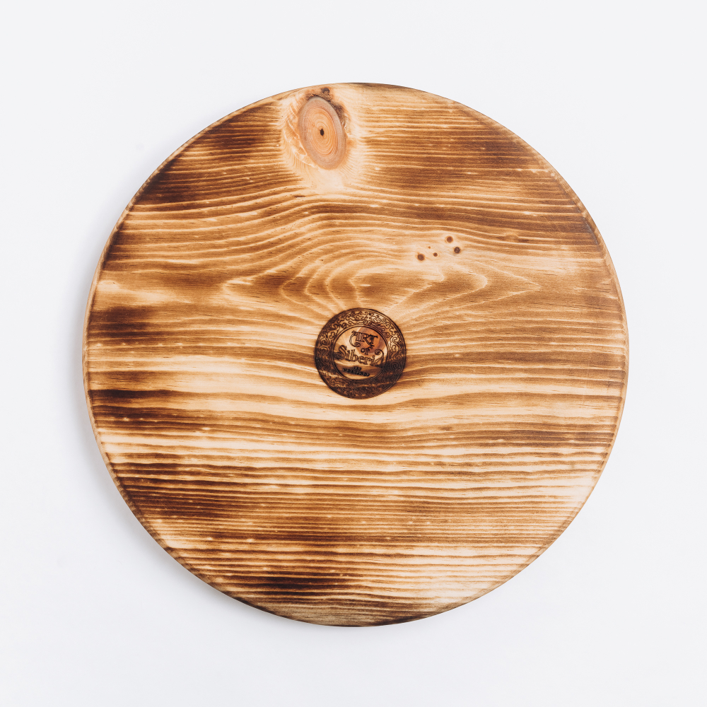 Деревянная менажница из кедра для подачи блюд и закусок