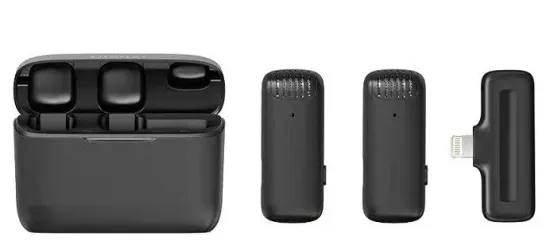 Микрофон для мобильного устройства Ulanzi J12 (Lightning), черный