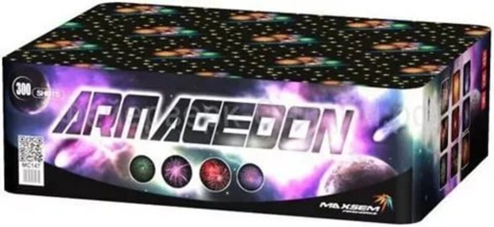 Батарея салютов "ARMAGEDON"  300 залпов * 0.8"