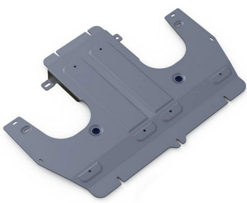 Защита КПП Rival для Porsche Panamera I (V - 3.0) 4WD 2009-2016 (устанавл-ся совместно с 333.4608.1), штампованная, алюминий 4 мм, с крепежом, 333.4609.1