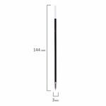 Стержень шариковый PILOT 144 мм, линия 0,22 мм, КОМПЛЕКТ 2 ШТУКИ, СИНИЙ, узел 0,7 мм, RFN-GG-F