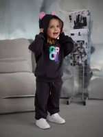 Костюм для девочки на весну, худи и штаны