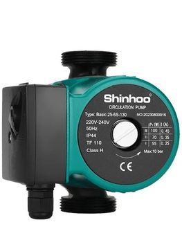 Циркуляционный насос Shinhoo Basic S 25-6S 130 c гайками (71211007)