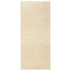 Ковер из шерсти и переработанного хлопка Shillong из коллекции Ethnic, 70x160см