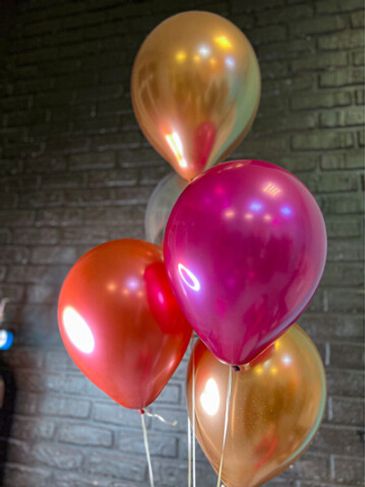 Гелиевые шары "Хром"