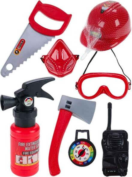 Игровой набор для мальчиков "Юный пожарный" 7 предметов, распыляется вода