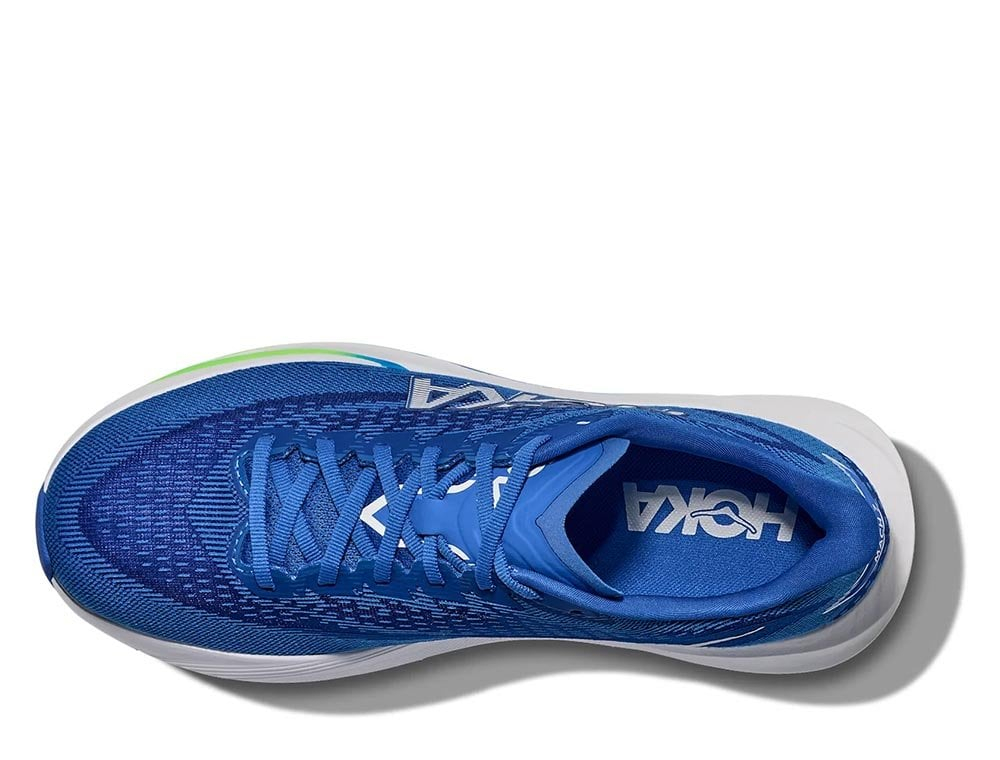 Мужские беговые кроссовки Hoka Mach 7 M Сине-Зеленый
