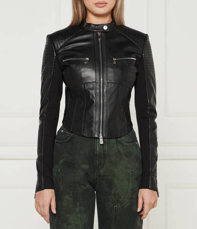 Кожаная куртка BATMAN Pinko - черный(103883 Y75K)