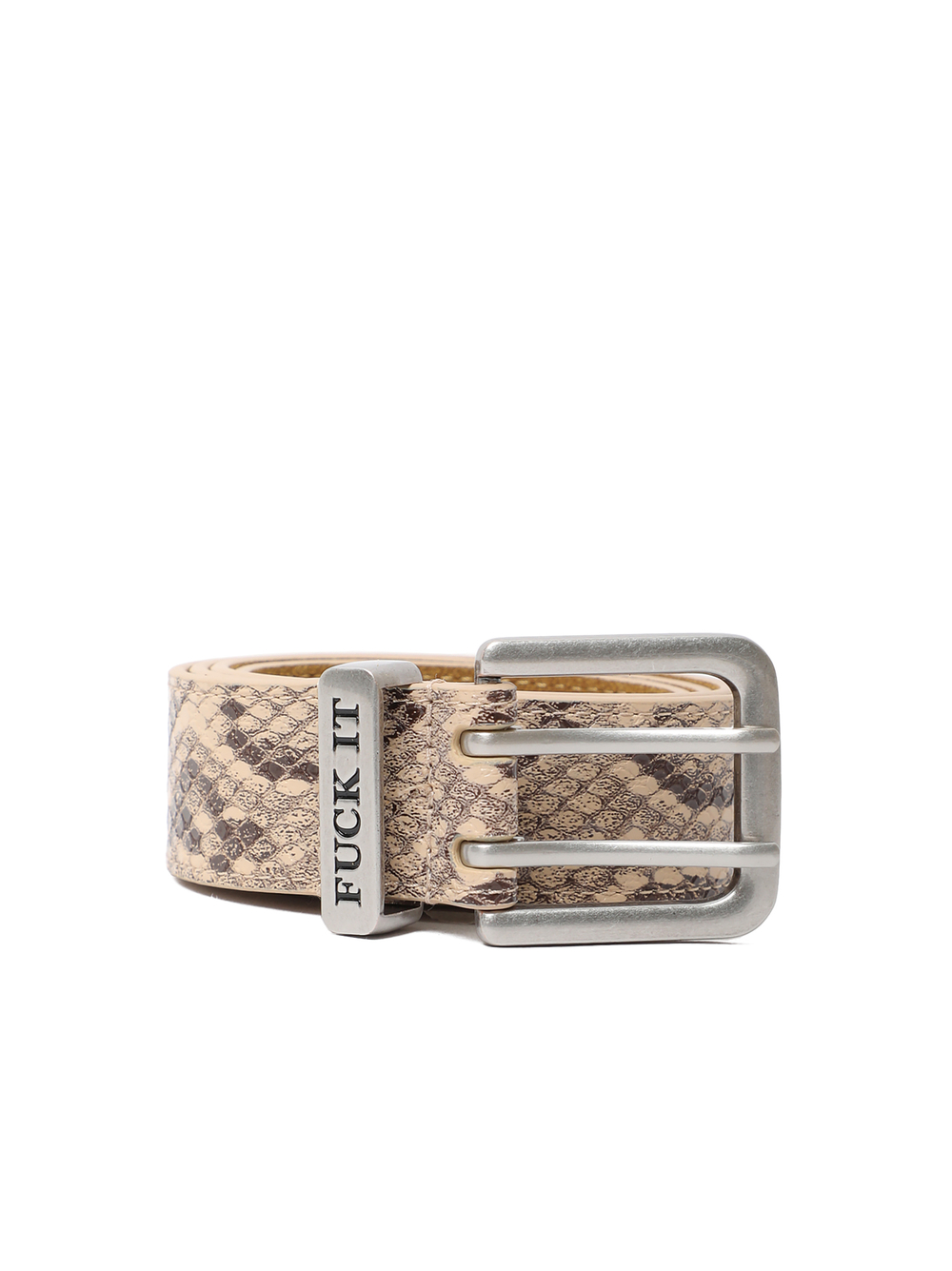 Ремень Из Иск. Кожи Fuck It Snakeskin Belt