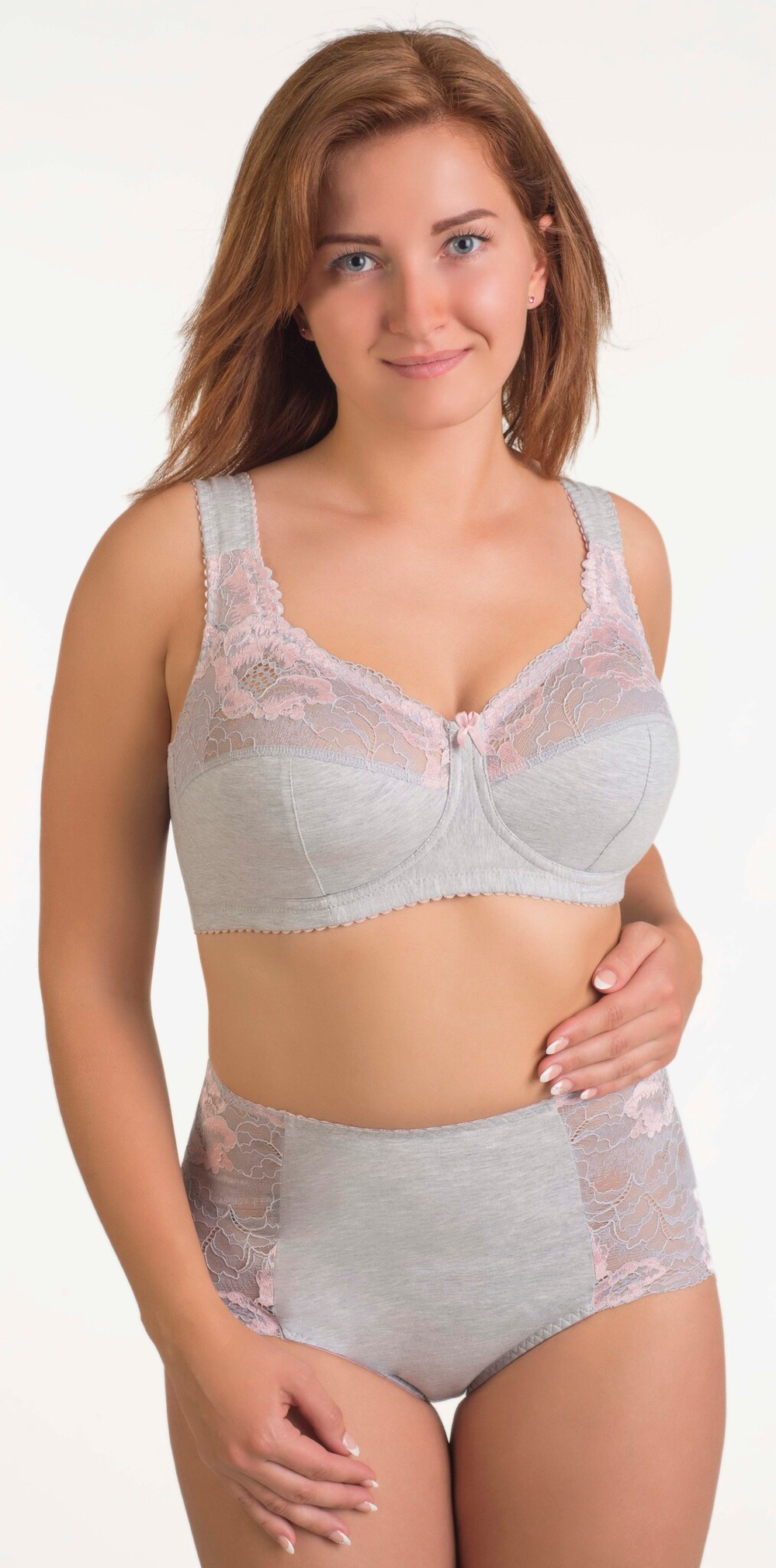 2922/C трусы "Серый с лотосом" (1101, 1102)