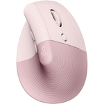 Мышь Logitech Lift Vertical Ergonomic, Wireless 2.4 GHz, Bluetooth, Rose
