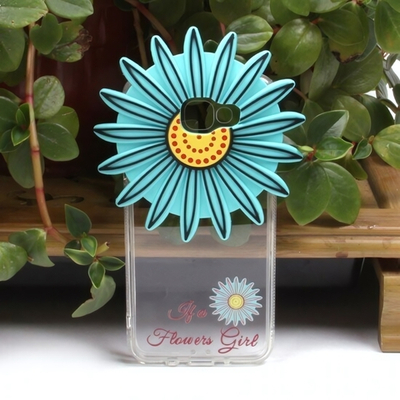 Силиконовый чехол "Цветы" для Samsung Galaxy J5 Prime, 009869