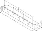 Монтажный уголок L-формы MAGAC-K300