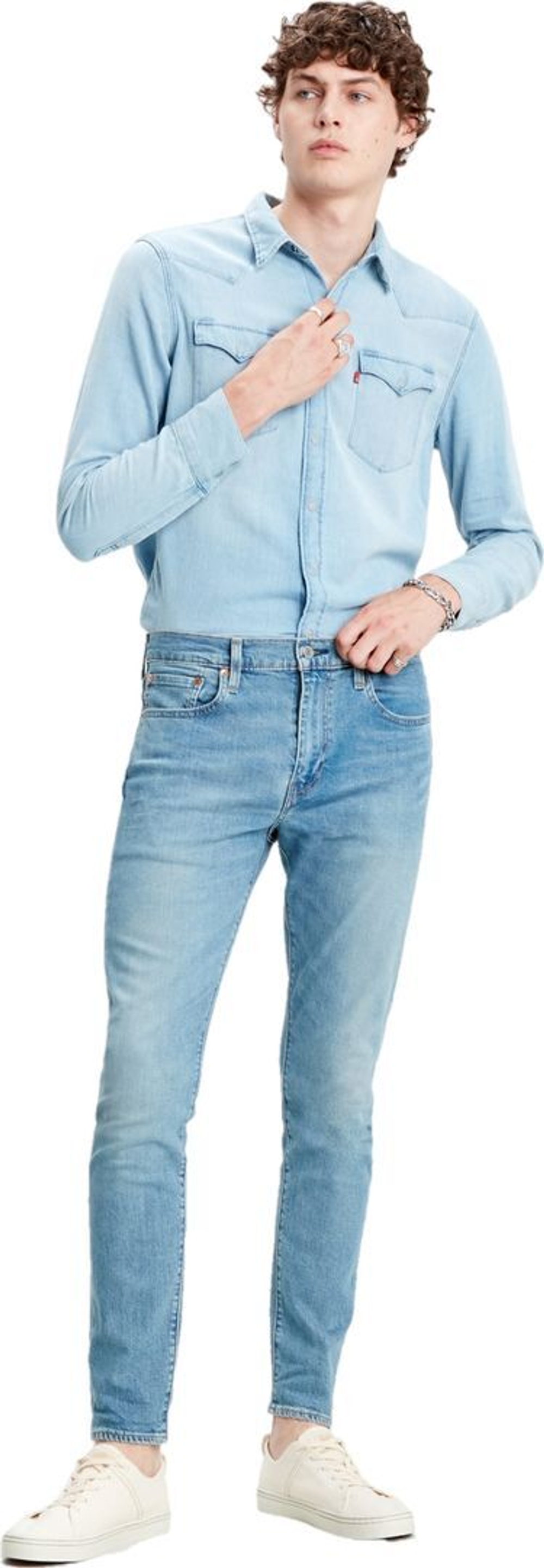 Джинсы Levis 512 Levi's Original SLIM TAPER PELICAN RUST голубой
