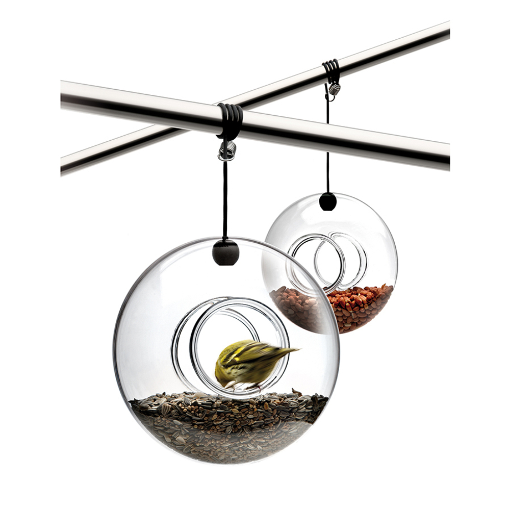 Кормушка для птиц подвесная стеклянная