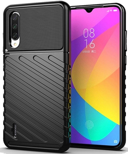Чехол для Xiaomi Mi 9 Lite (A3 Lite, CC9) цвет Black (черный), серия Onyx от Caseport