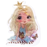 Резинки для волос силиконовые 100шт «МАРМЕЛАДКИ», принцесса, цвет нежный микс, 17*12см●