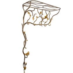 Вешалка настенная Терра кованая Амбер