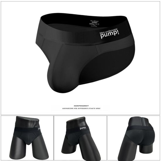 Мужские трусы брифы черные PUMP! MP5002-2