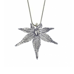 Колье лист Ester Bijoux Японский Клён LF55A-S BW