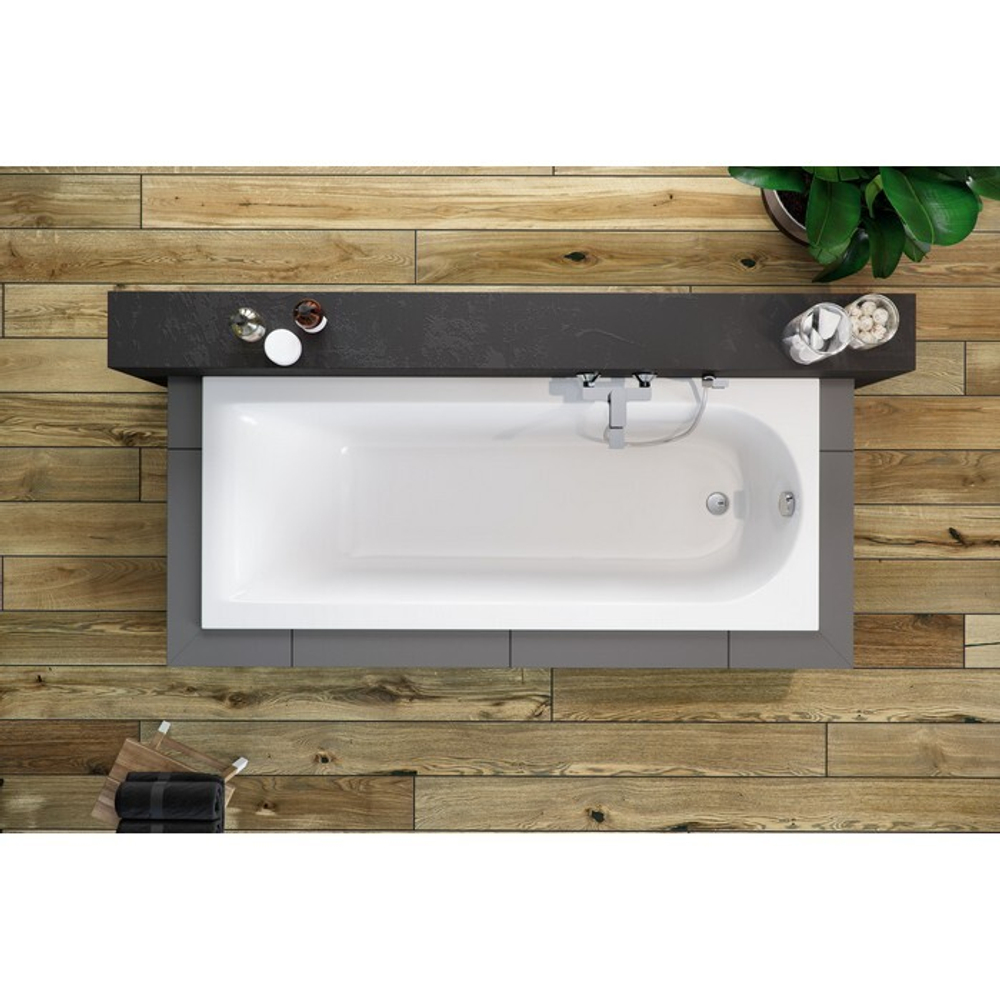 Акриловая ванна Excellent Actima Aurum Slim 170х70 см WAEX.AUR17WHS белая