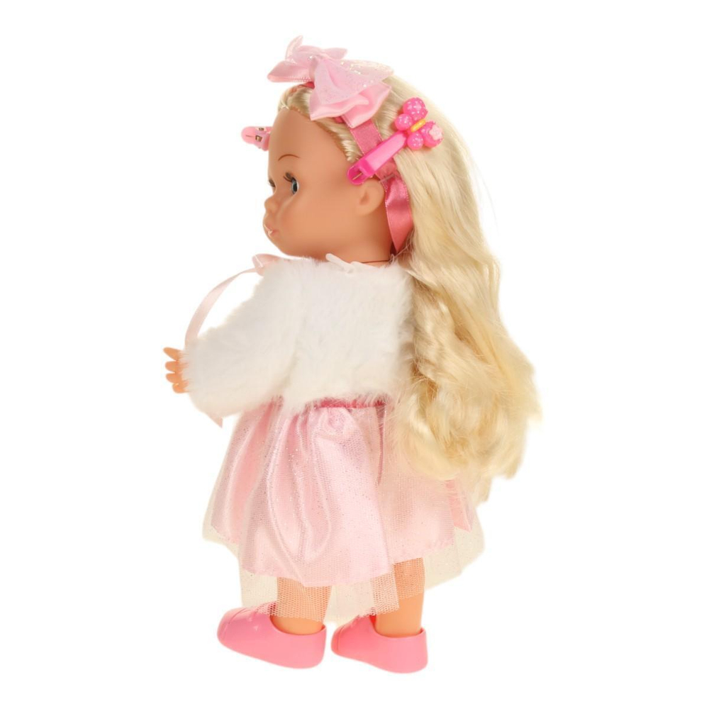 Кукла озвуч. "Алиса" 25см, закр.глаза., музыка-Шаинский, с аксесс. в ассорт. 3шт. коробка Y25D-ALISA-KA